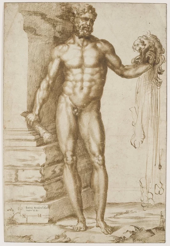 Ercole che tiene la pelle del leone di Nemea - Museo del Louvre, Parigi